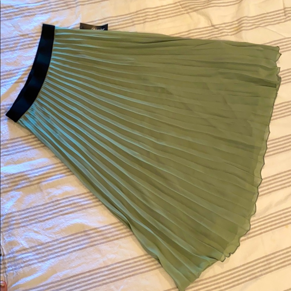 Mint maxi skirt